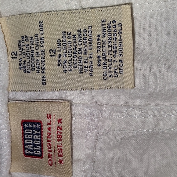 Faded Glory Linen/cotton Shorts - Picture 5 of 5